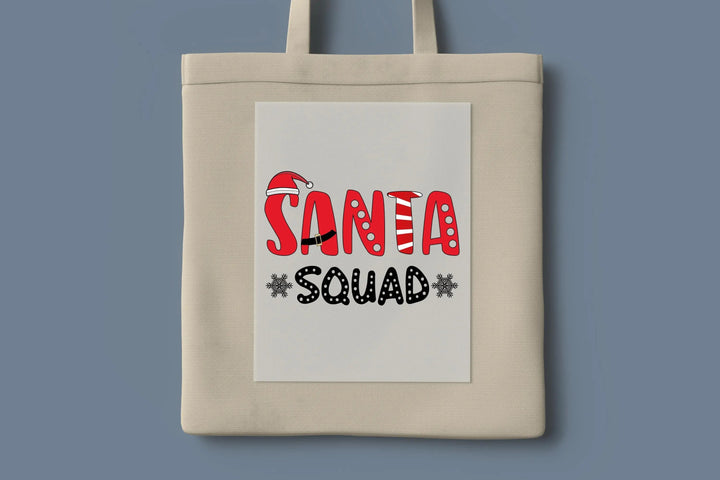 Santa Squad DTF Transfers | Family Christmas Matching DTF