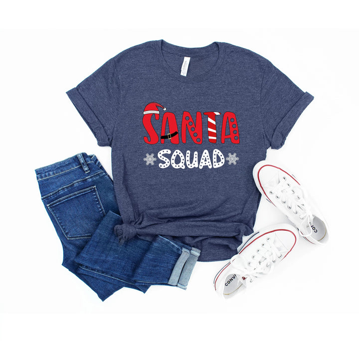 Santa Squad Shirt | Family Christmas Matching Shirts Cypress DTF