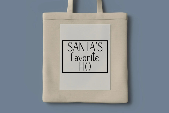 Santa's Favorite Ho DTF Transfers | Santa & Mrs. Claus Couple Christmas DTF