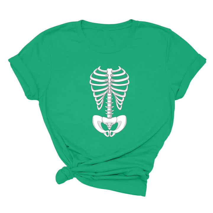 Skeleton Bones Rib Cage Shirt – Halloween Costume & Party Tee Cypress DTF
