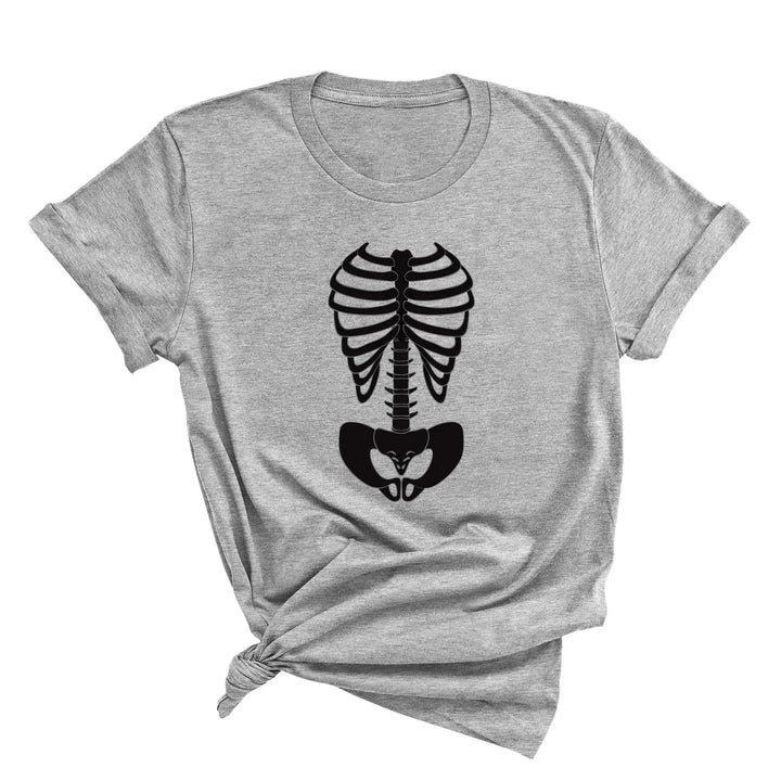 Skeleton Bones Rib Cage Shirt – Halloween Costume & Party Tee Cypress DTF
