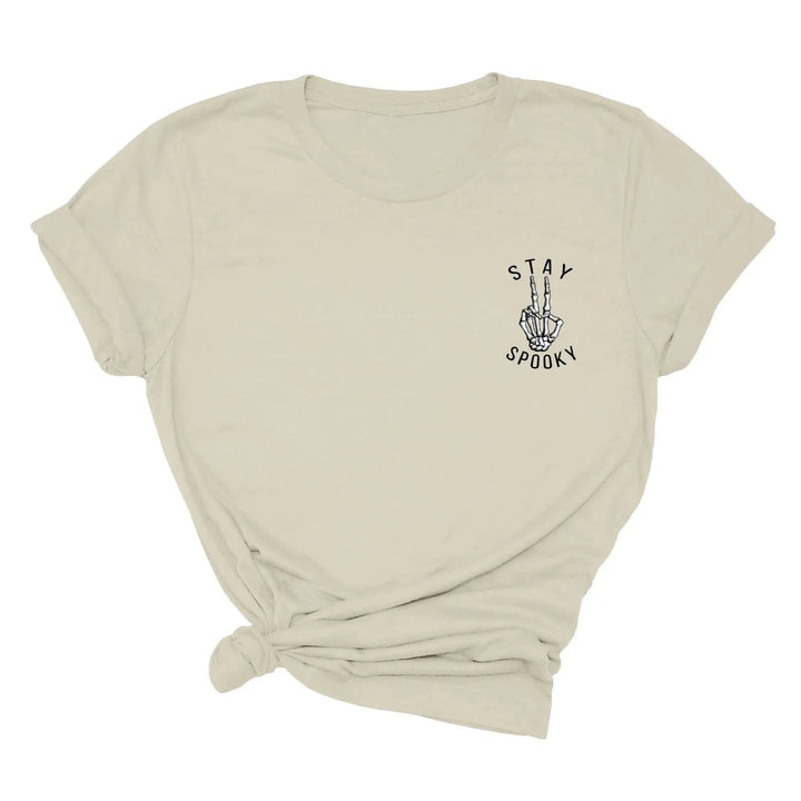 Skeleton Freedom Hands Shirt – Stay Spooky Halloween Tee for Women Cypress DTF