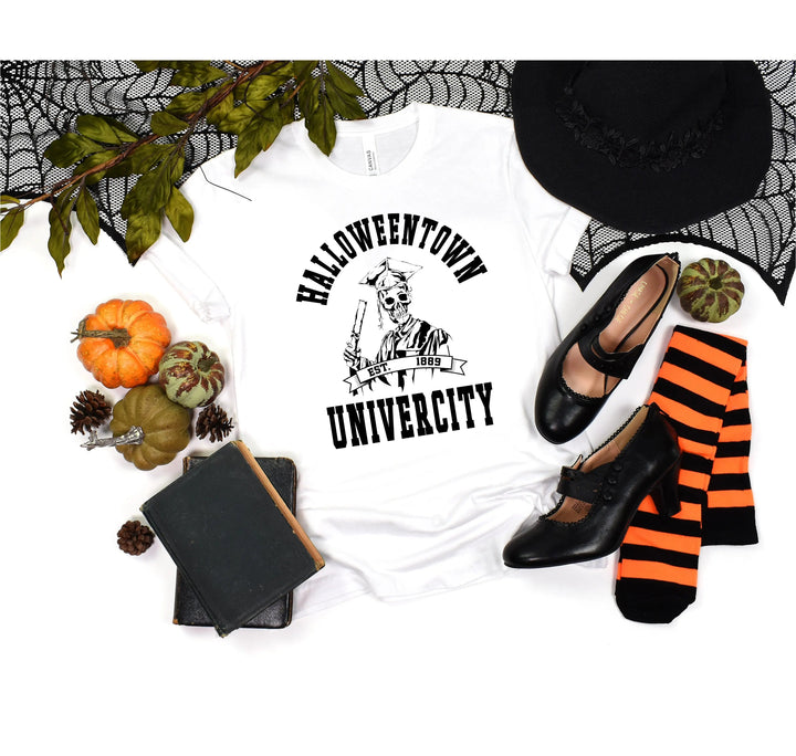 Skeleton Hands Shirt – Cute Skull Halloween Tee for Women, Party Gift Cypress DTF