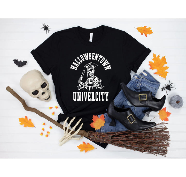 Skeleton Hands Shirt – Cute Skull Halloween Tee for Women, Party Gift Cypress DTF