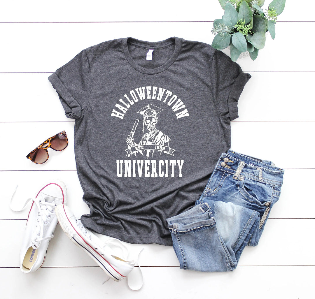 Skeleton Hands Shirt – Cute Skull Halloween Tee for Women, Party Gift Cypress DTF