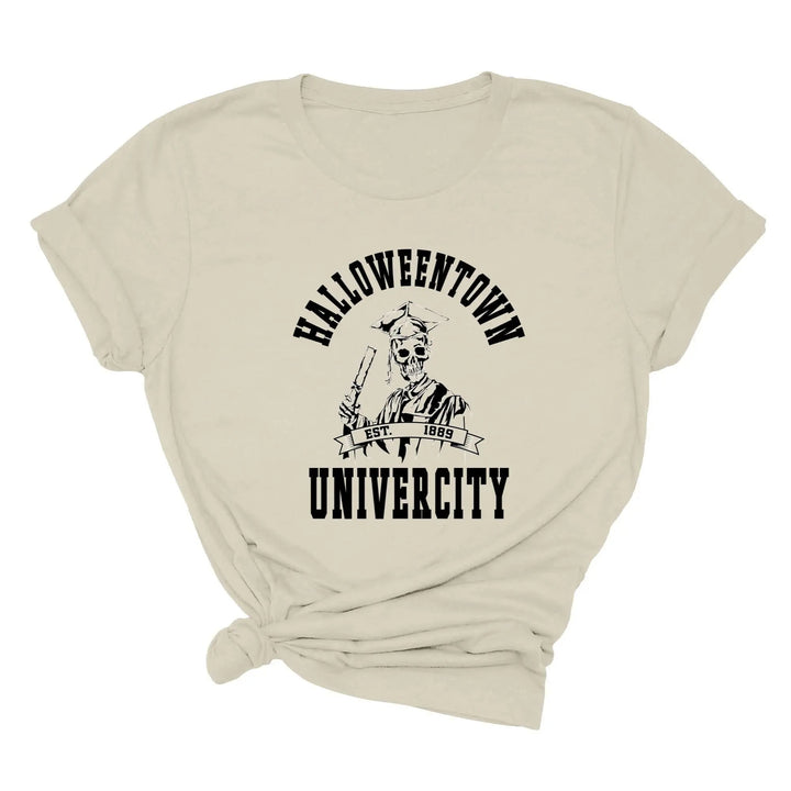 Skeleton Hands Shirt – Cute Skull Halloween Tee for Women, Party Gift Cypress DTF