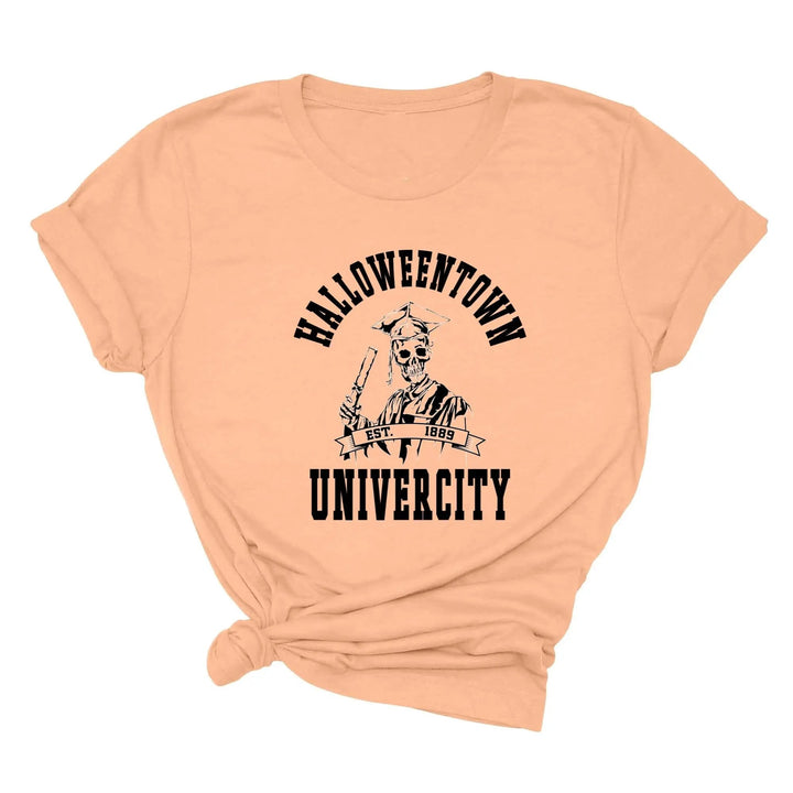 Skeleton Hands Shirt – Cute Skull Halloween Tee for Women, Party Gift Cypress DTF
