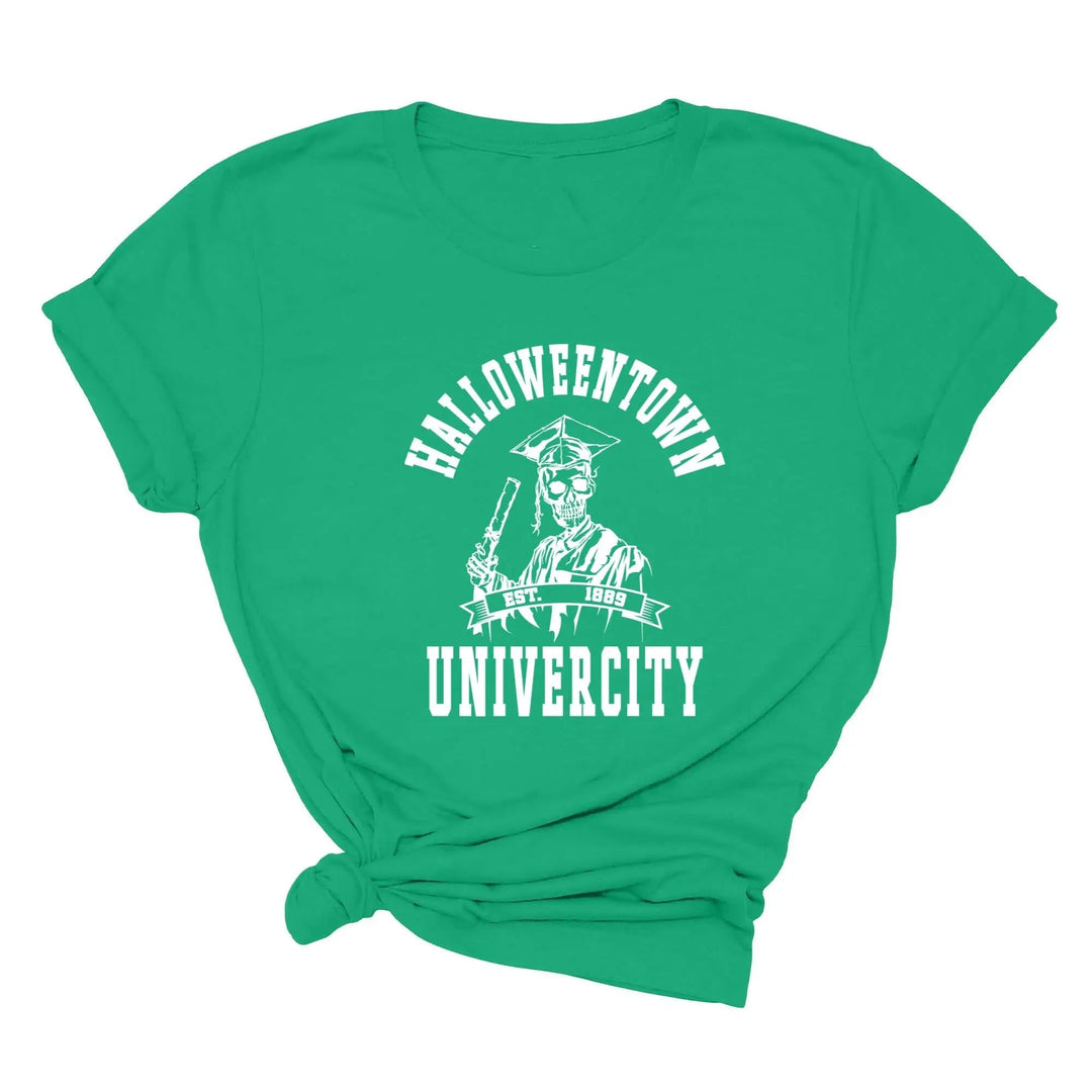 Skeleton Hands Shirt – Cute Skull Halloween Tee for Women, Party Gift Cypress DTF