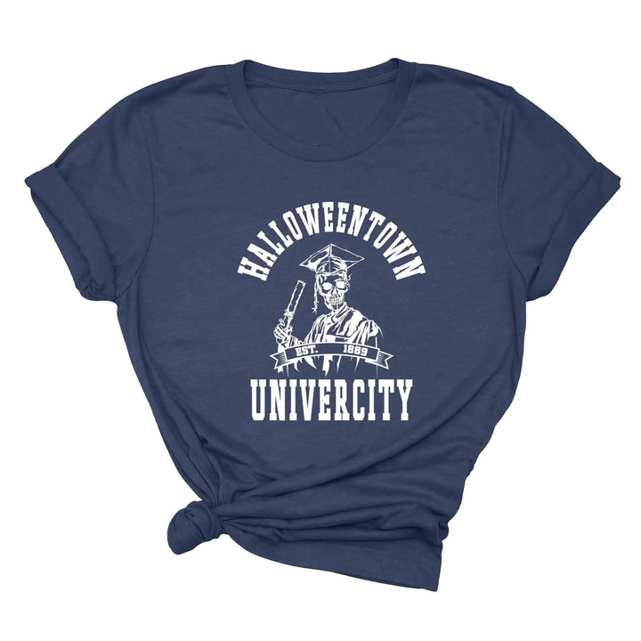 Skeleton Hands Shirt – Cute Skull Halloween Tee for Women, Party Gift Cypress DTF