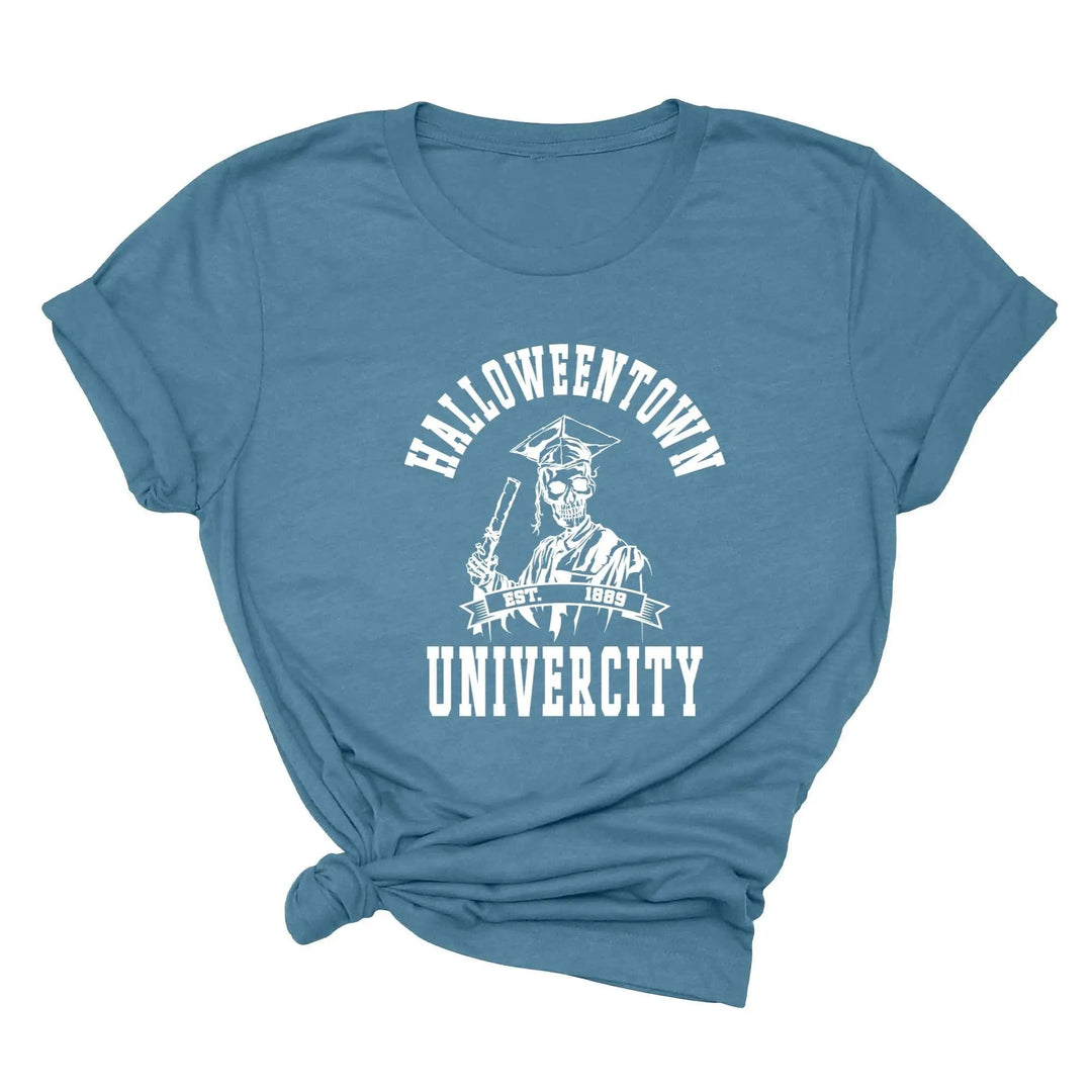 Skeleton Hands Shirt – Cute Skull Halloween Tee for Women, Party Gift Cypress DTF