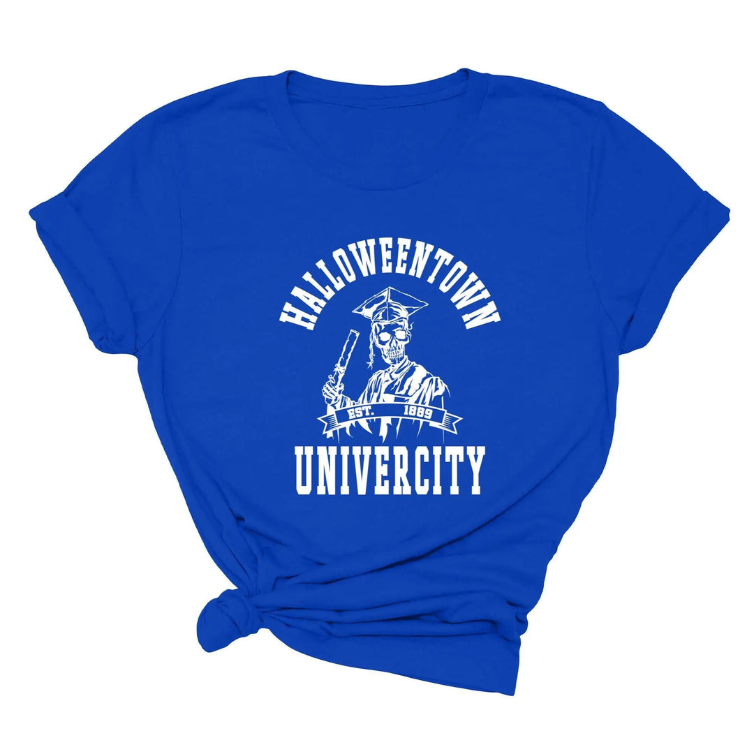 Skeleton Hands Shirt – Cute Skull Halloween Tee for Women, Party Gift Cypress DTF