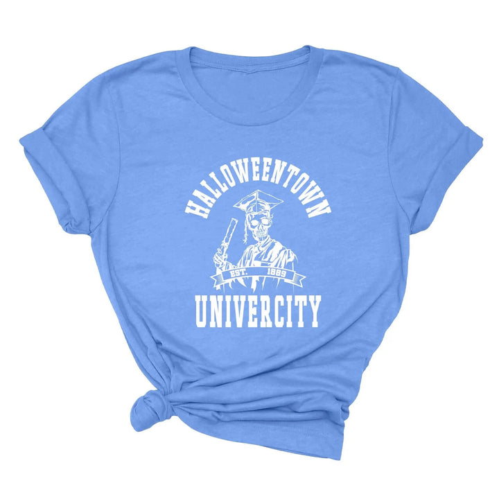 Skeleton Hands Shirt – Cute Skull Halloween Tee for Women, Party Gift Cypress DTF