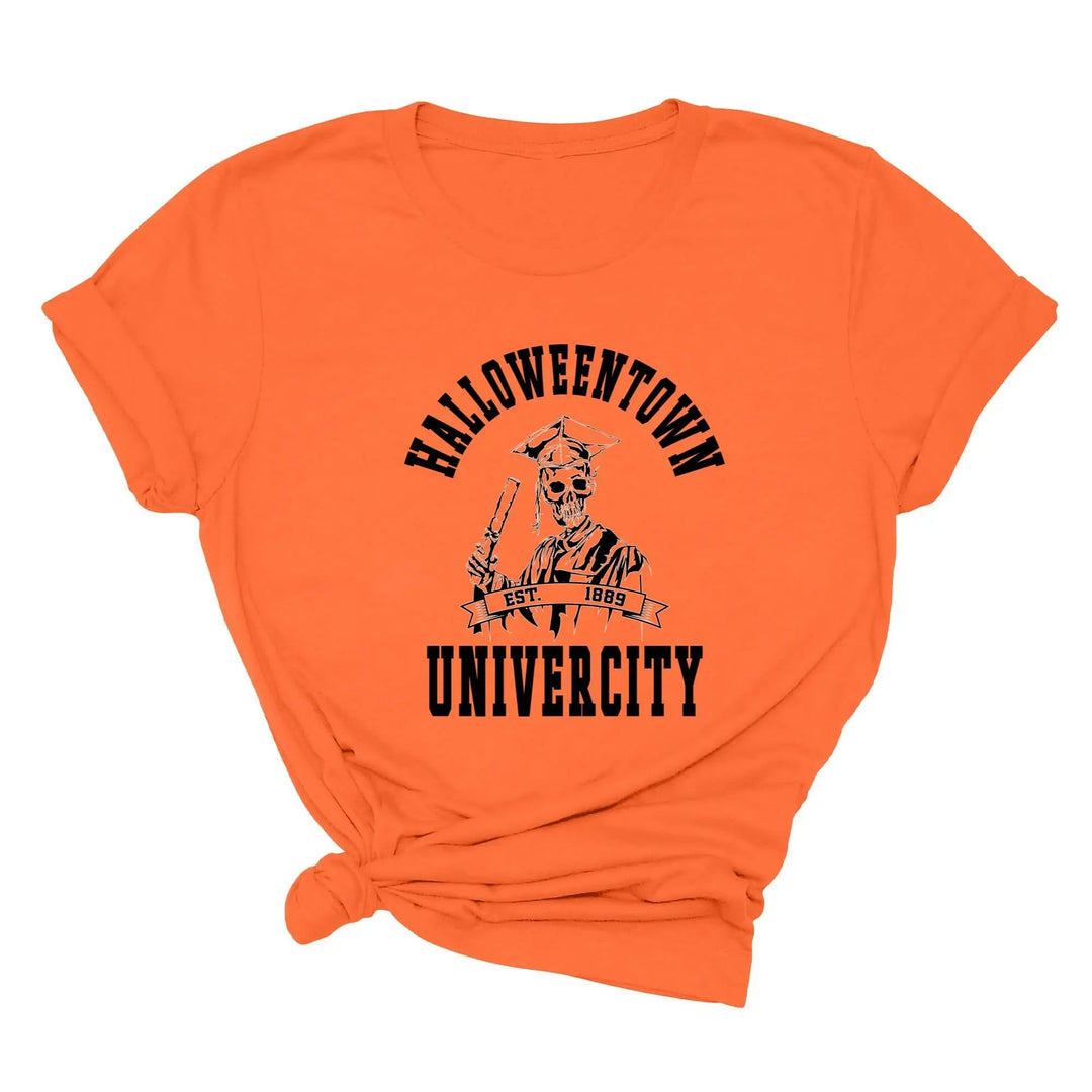 Skeleton Hands Shirt – Cute Skull Halloween Tee for Women, Party Gift Cypress DTF