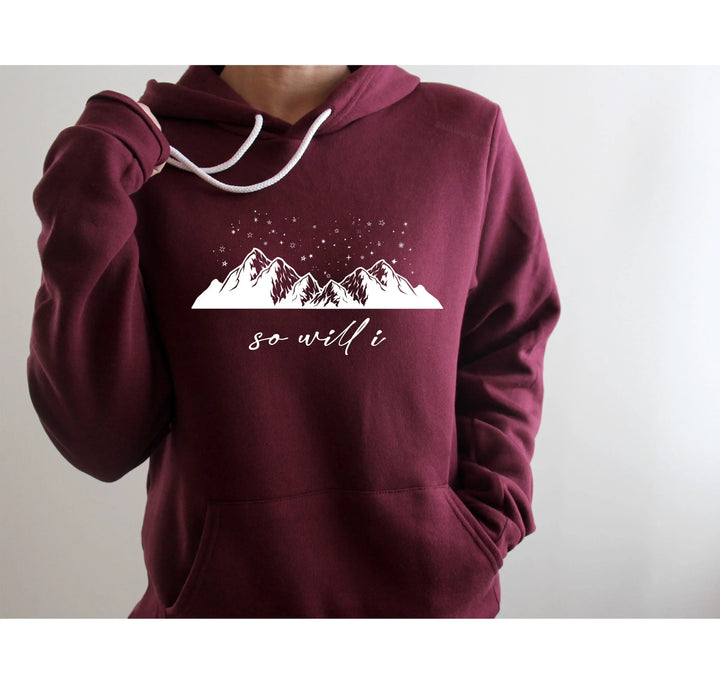 So Will I Sweatshirt - Christian Hoodie | Worship & Faith Design Cypress DTF