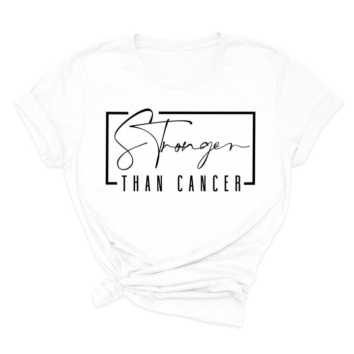 Stronger Than Cancer T-Shirt - Survivor & Awareness Tee Cypress DTF