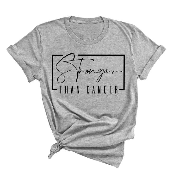 Stronger Than Cancer T-Shirt - Survivor & Awareness Tee Cypress DTF