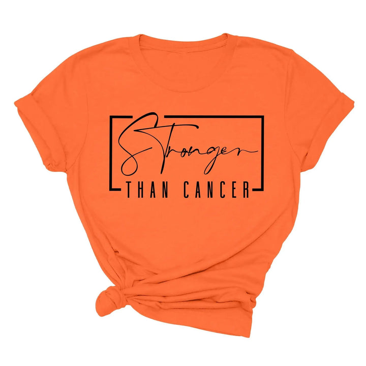 Stronger Than Cancer T-Shirt - Survivor & Awareness Tee Cypress DTF