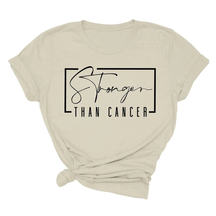 Stronger Than Cancer T-Shirt - Survivor & Awareness Tee Cypress DTF