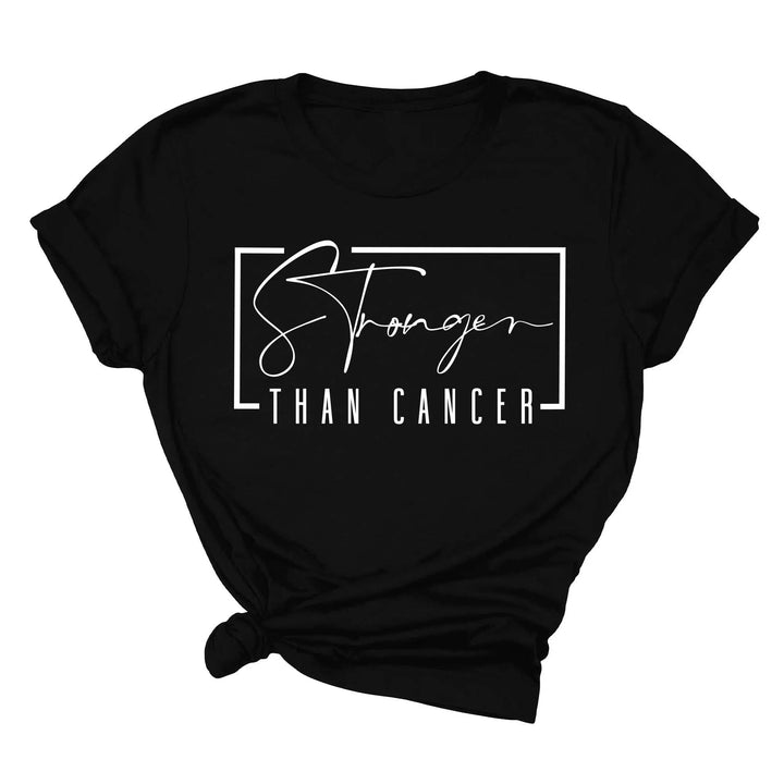Stronger Than Cancer T-Shirt - Survivor & Awareness Tee Cypress DTF