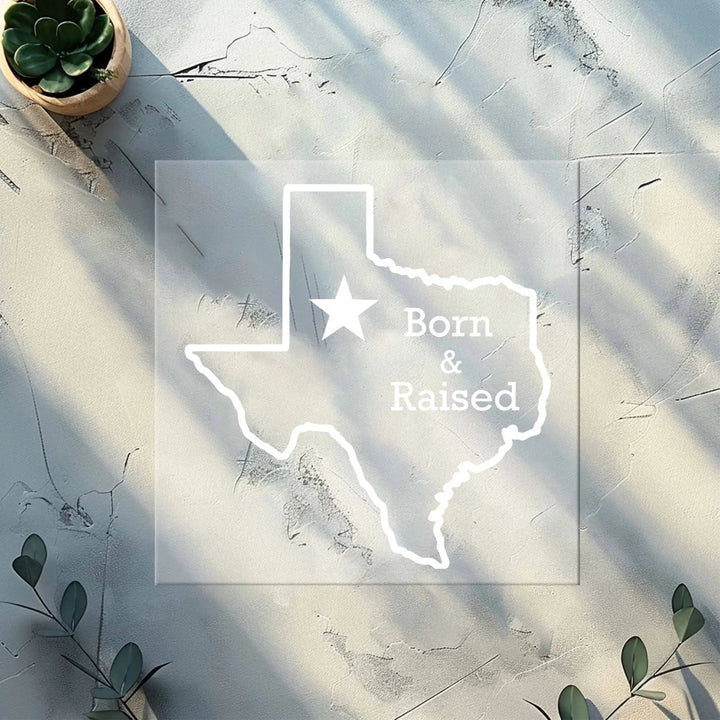 Texas Born and Raised Dtf Transfers,Texas State Map Dtf Transfers