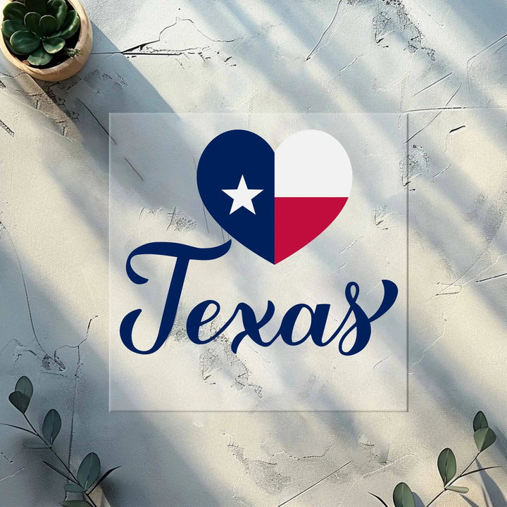 Texas Heath Dtf Transfer,Texas Flag Dtf Transfer