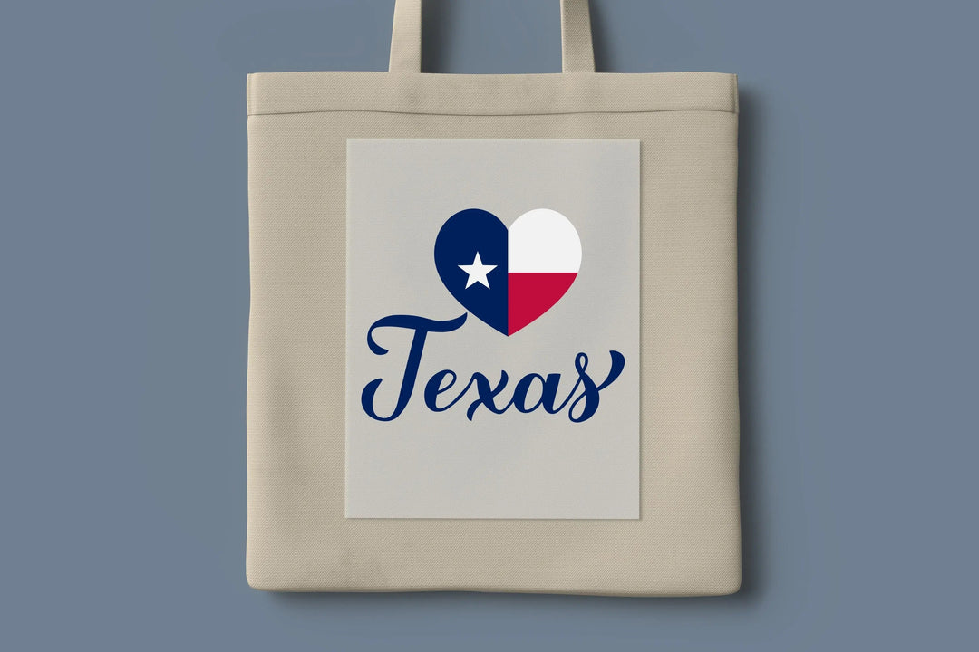 Texas Heath Dtf Transfer,Texas Flag Dtf Transfer