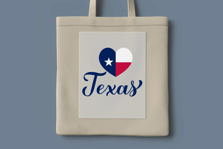 Texas Heath Dtf Transfer,Texas Flag Dtf Transfer