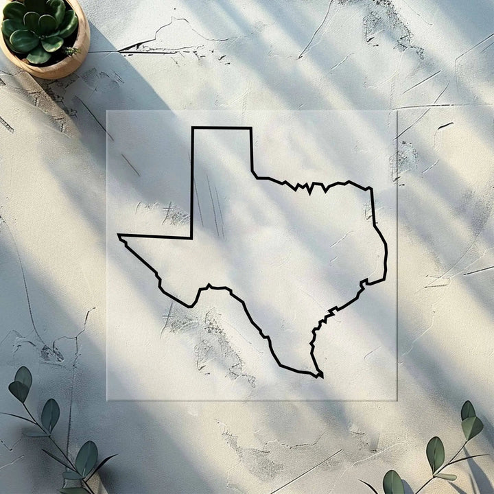 Texas Map Dtf Transfers, Texas State Dtf Transfers