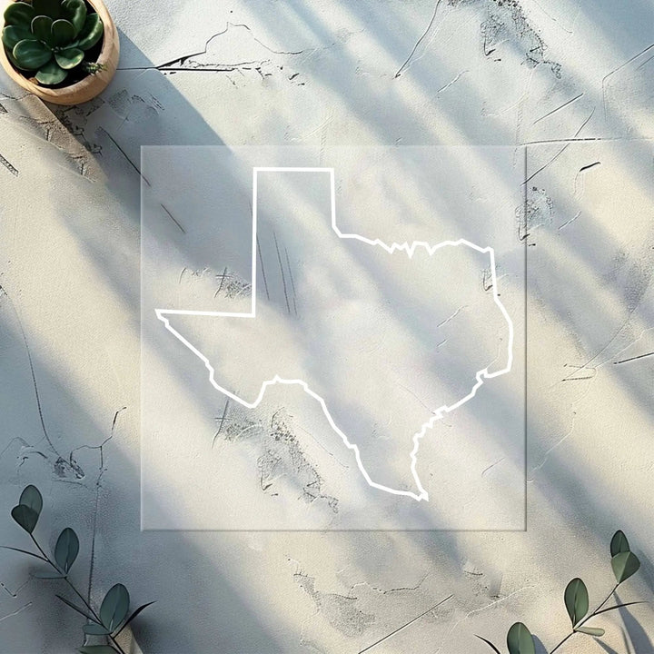 Texas Map Dtf Transfers, Texas State Dtf Transfers