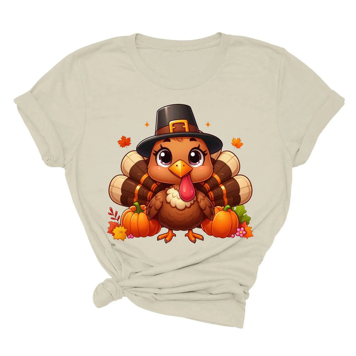 Thanksgiving Turkey Shirt, Turkey Shirt, Thanksgiving Turkey T-shirt, Thanksgiving Gift T-shirts, Thanksgiving Outfit, Turkey T-shirt Cypress DTF