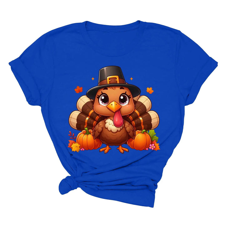 Thanksgiving Turkey Shirt, Turkey Shirt, Thanksgiving Turkey T-shirt, Thanksgiving Gift T-shirts, Thanksgiving Outfit, Turkey T-shirt Cypress DTF