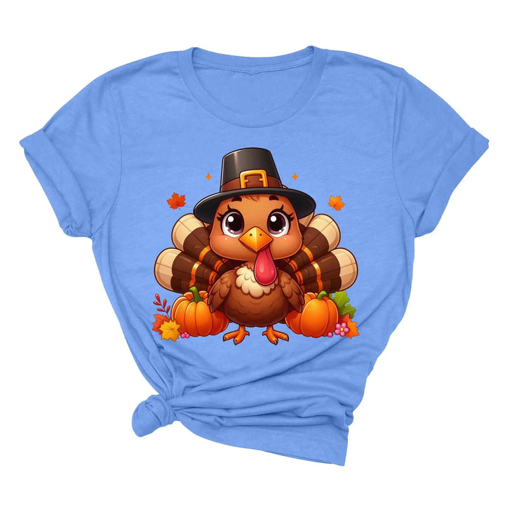 Thanksgiving Turkey Shirt, Turkey Shirt, Thanksgiving Turkey T-shirt, Thanksgiving Gift T-shirts, Thanksgiving Outfit, Turkey T-shirt Cypress DTF