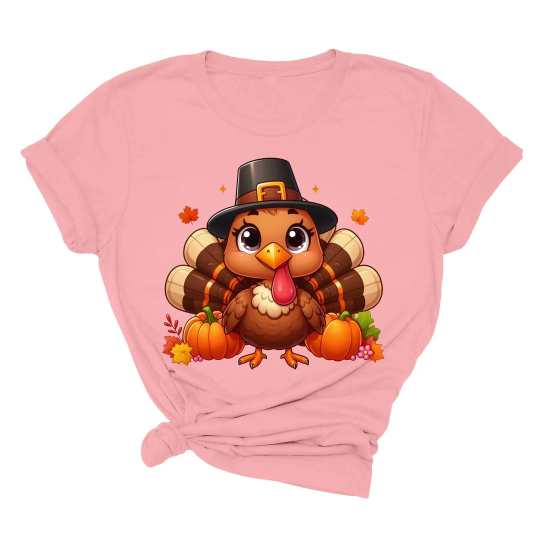 Thanksgiving Turkey Shirt, Turkey Shirt, Thanksgiving Turkey T-shirt, Thanksgiving Gift T-shirts, Thanksgiving Outfit, Turkey T-shirt Cypress DTF