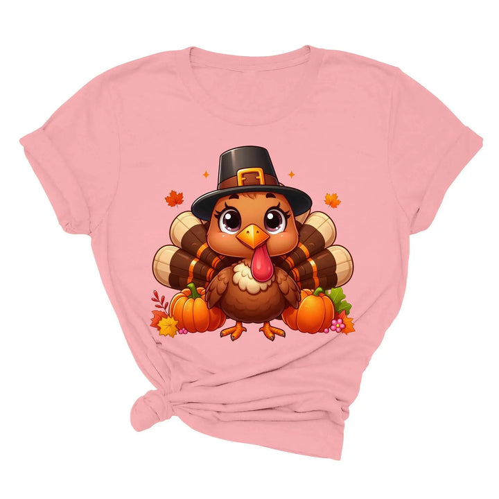 Thanksgiving Turkey Shirt, Turkey Shirt, Thanksgiving Turkey T-shirt, Thanksgiving Gift T-shirts, Thanksgiving Outfit, Turkey T-shirt Cypress DTF