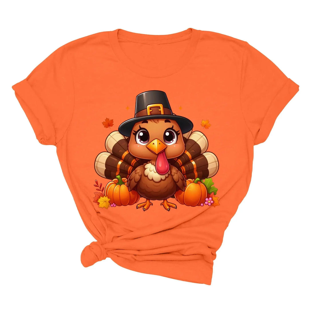 Thanksgiving Turkey Shirt, Turkey Shirt, Thanksgiving Turkey T-shirt, Thanksgiving Gift T-shirts, Thanksgiving Outfit, Turkey T-shirt Cypress DTF