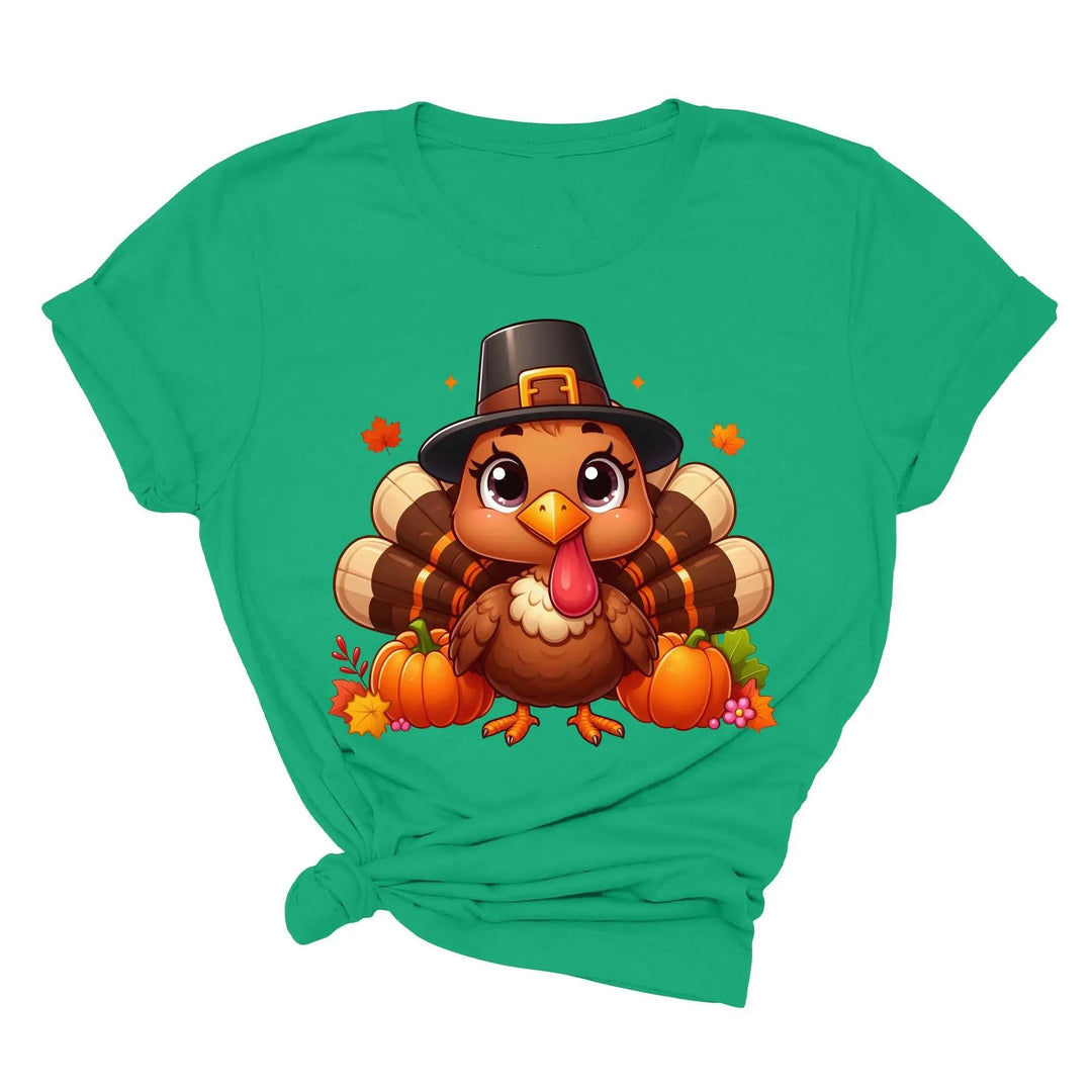 Thanksgiving Turkey Shirt, Turkey Shirt, Thanksgiving Turkey T-shirt, Thanksgiving Gift T-shirts, Thanksgiving Outfit, Turkey T-shirt Cypress DTF