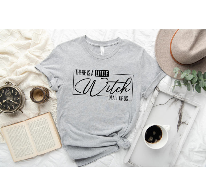 There's a Little Witch in All of Us Shirt – Funny Halloween Party Tee Cypress DTF