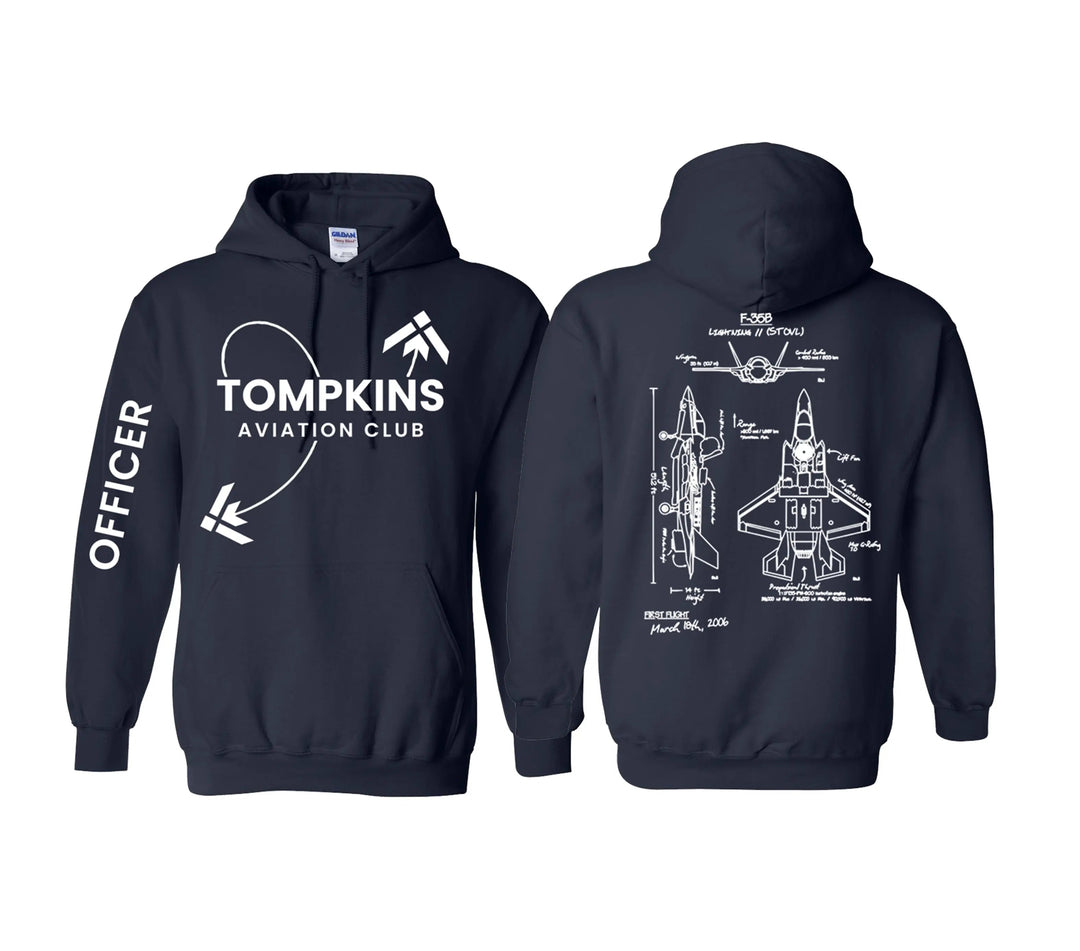 Tompkins High  School Aviation Club Shirt and Hoodie Cypress DTF