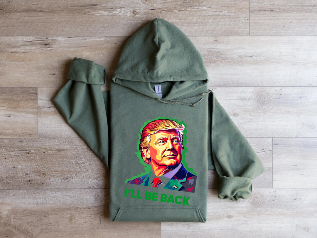 Trump I'll Back Sweatshirt, Trump I'll Be Home for Christmas Shirt funny trump tshirt Humorous Trump Christmas Sweatshirt Cypress DTF