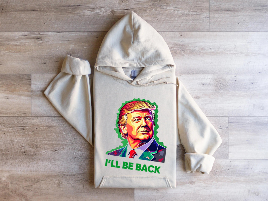 Trump I'll Back Sweatshirt, Trump I'll Be Home for Christmas Shirt funny trump tshirt Humorous Trump Christmas Sweatshirt Cypress DTF