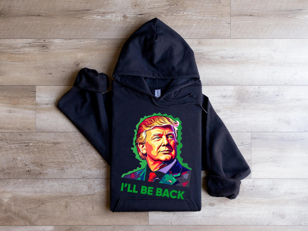 Trump I'll Back Sweatshirt, Trump I'll Be Home for Christmas Shirt funny trump tshirt Humorous Trump Christmas Sweatshirt Cypress DTF