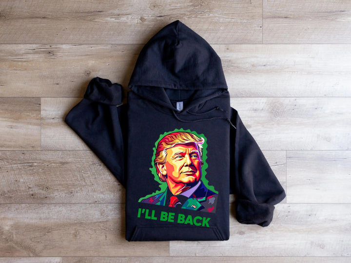 Trump I'll Back Sweatshirt, Trump I'll Be Home for Christmas Shirt funny trump tshirt Humorous Trump Christmas Sweatshirt Cypress DTF