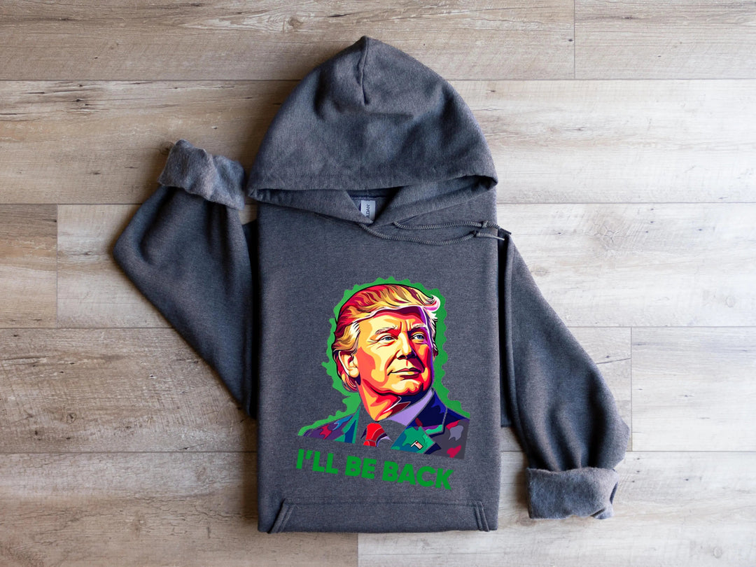 Trump I'll Back Sweatshirt, Trump I'll Be Home for Christmas Shirt funny trump tshirt Humorous Trump Christmas Sweatshirt Cypress DTF