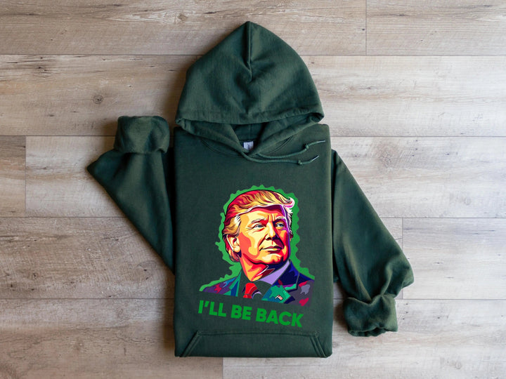 Trump I'll Back Sweatshirt, Trump I'll Be Home for Christmas Shirt funny trump tshirt Humorous Trump Christmas Sweatshirt Cypress DTF