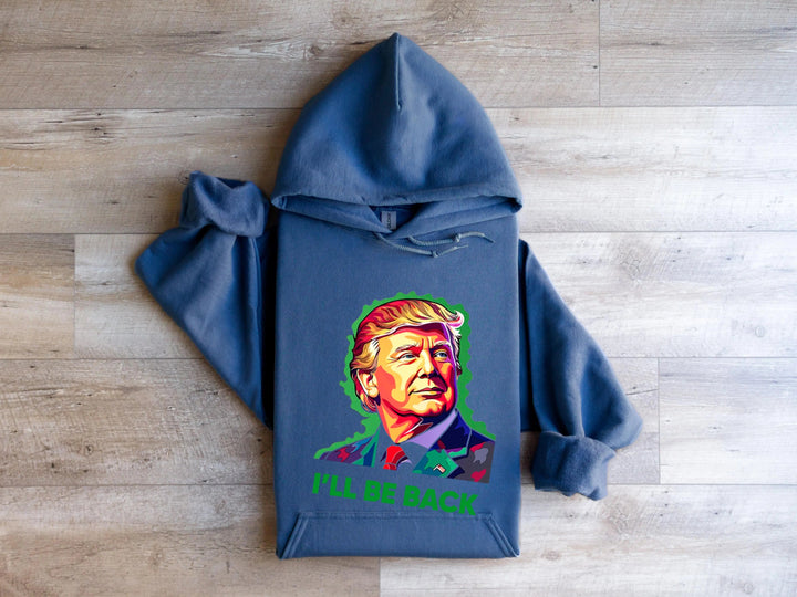 Trump I'll Back Sweatshirt, Trump I'll Be Home for Christmas Shirt funny trump tshirt Humorous Trump Christmas Sweatshirt Cypress DTF