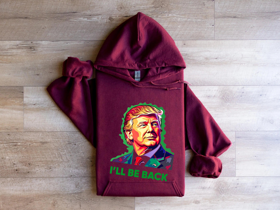 Trump I'll Back Sweatshirt, Trump I'll Be Home for Christmas Shirt funny trump tshirt Humorous Trump Christmas Sweatshirt Cypress DTF