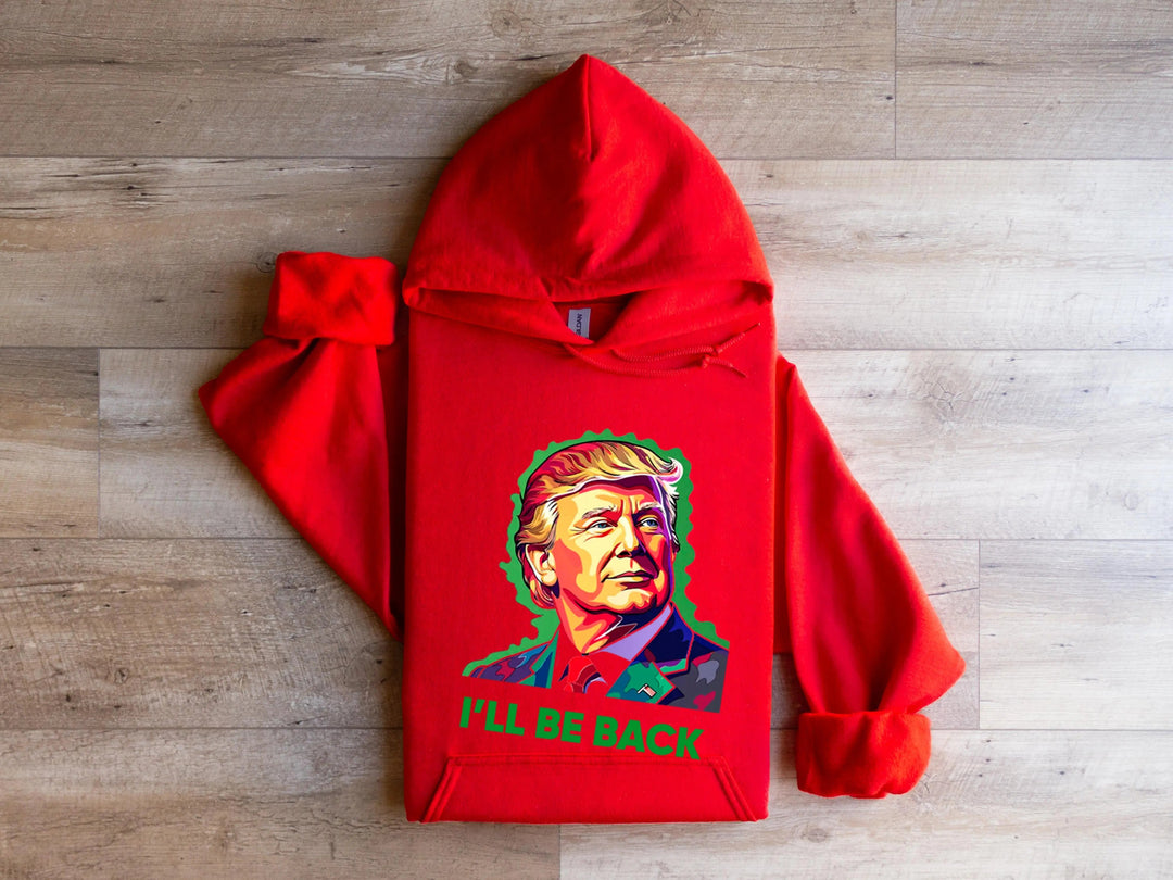 Trump I'll Back Sweatshirt, Trump I'll Be Home for Christmas Shirt funny trump tshirt Humorous Trump Christmas Sweatshirt Cypress DTF
