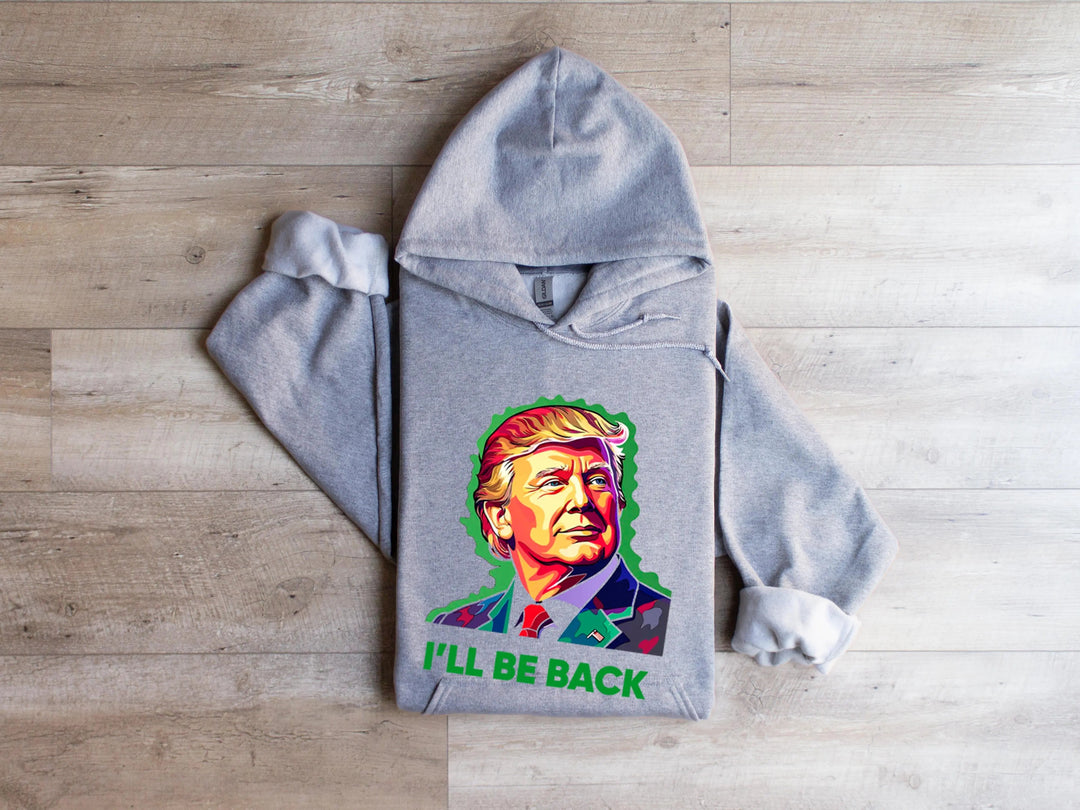 Trump I'll Back Sweatshirt, Trump I'll Be Home for Christmas Shirt funny trump tshirt Humorous Trump Christmas Sweatshirt Cypress DTF