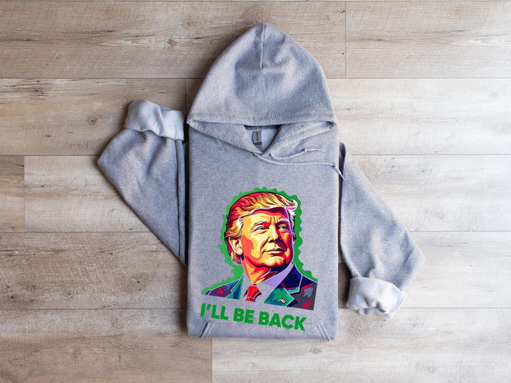 Trump I'll Back Sweatshirt, Trump I'll Be Home for Christmas Shirt funny trump tshirt Humorous Trump Christmas Sweatshirt Cypress DTF