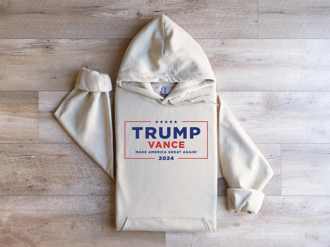 Trump Vance 24 Sweatshirt, Trump 2025 Sweatshirt, President Trump, Republican Sweatshirt, Republican Gifts Support Trump Sweatshirt, American Flag Sweatshirt Cypress DTF